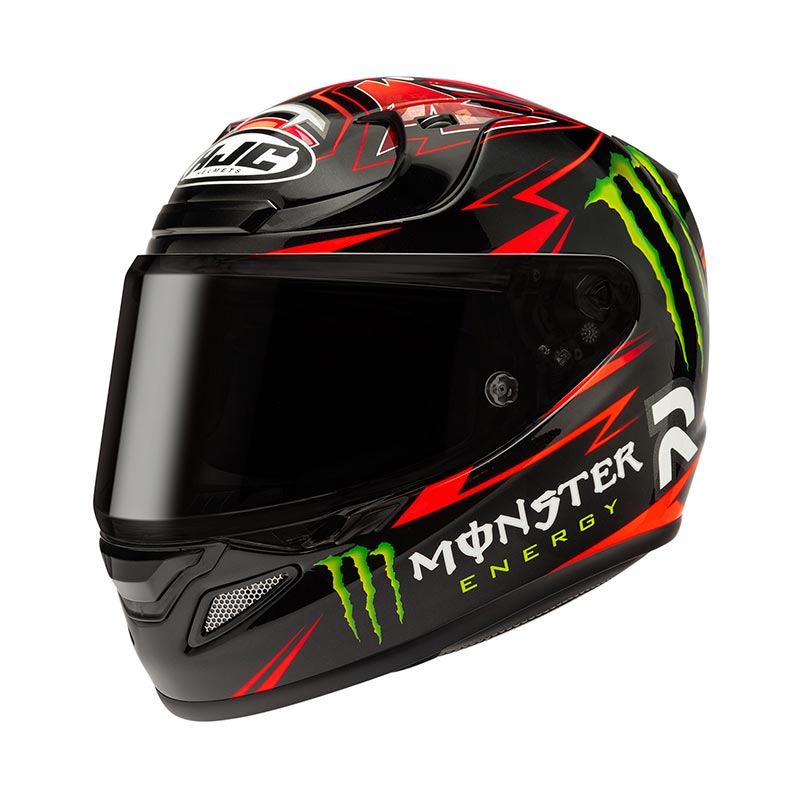 Rpha-12 Quartararo Replica Mc1 Casco Integrale Sport/touring Hjc