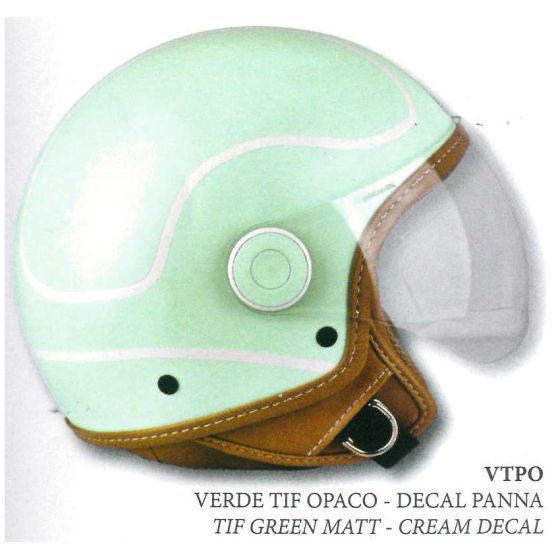Casco Dj06 Maxinfinity 2.0 Verde Tiffany/panna Opaco Jet Maxhelmets