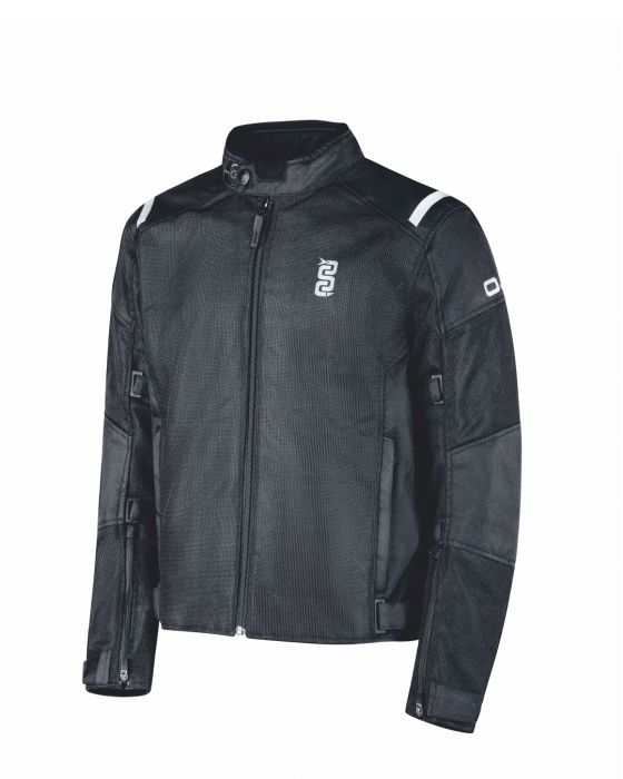 Giubbino Flow Man Black In Tessuto Traforato Oj