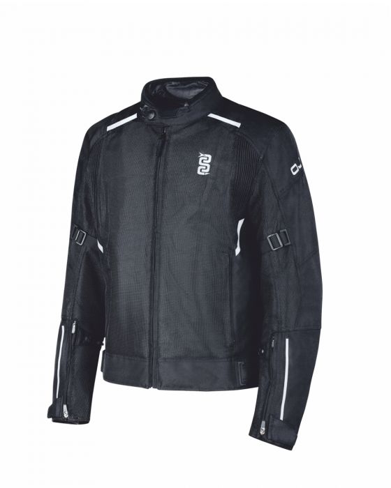 Giubbino Stream 2 Man Black Traforata con Membrana Antivento e Impermeabile Removibile Oj