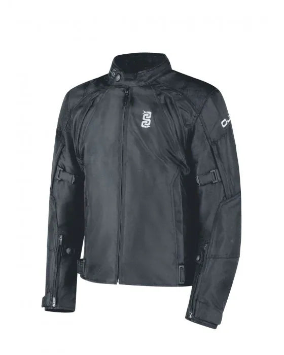 Giacca Hiker Black con Membrana Antiacqua e Antivento Laminato Removibile Oj