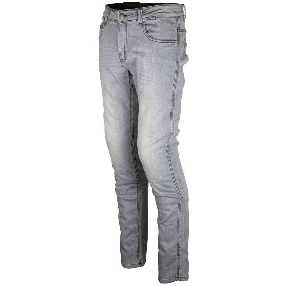 Jeans Cobra Light Grey In Fibra Aramide Aa Gms