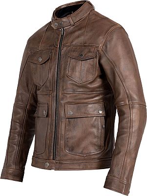 Giacca In Pelle Drifter Tabacco Classic John Doe