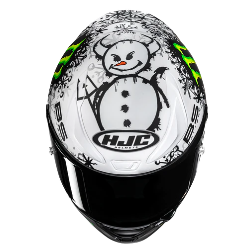 RPHA 1 V2 CARBON SNOW DIABLO MC10SF CASCO INTEGRALE HJC