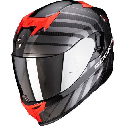 Exo-520 Air Laten Black-red Casco Integrale Scorpion