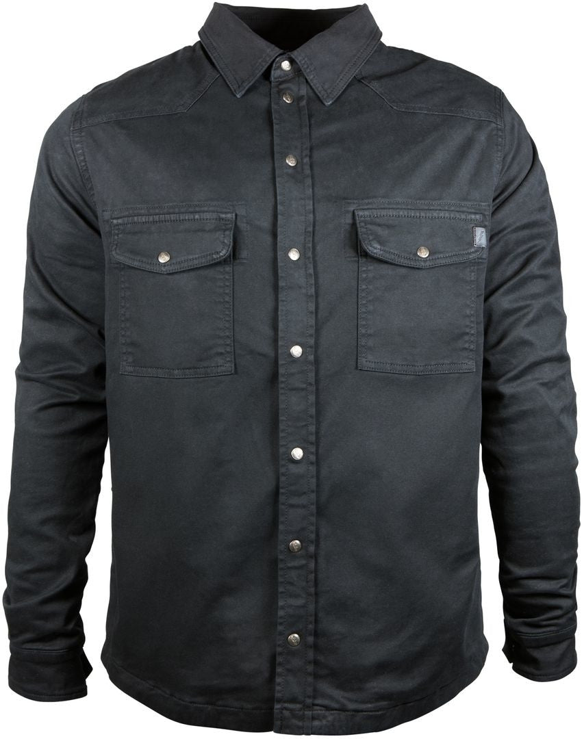 Camicia Da Donna Nera Foderata In Kevlar con Protezioni John Doe