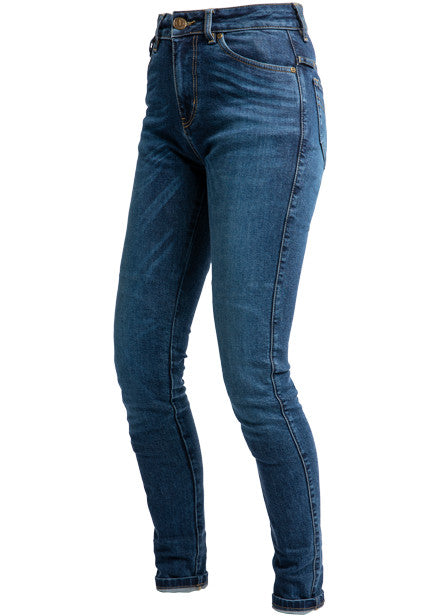 Luna Lady High Mono Indigo Jeans Da Moto John Doe