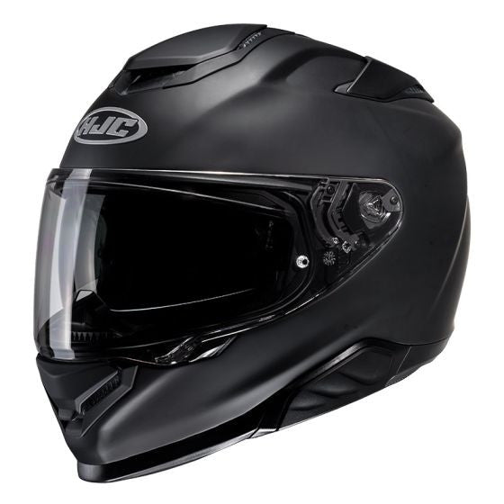 Rpha 71 Hjc Matte Black Casco Integrale In Fibra con Visierino Sole