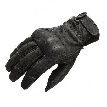 Guanti Veneto Kp In Pelle Nero con Protezioni Nocche Garibaldi