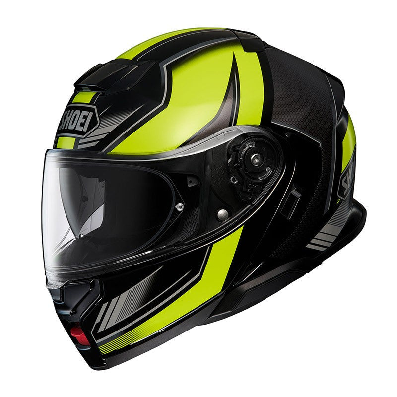 Neotec 3 Grasp Tc-3 Nero Giallo Modulare In Fibra Shoei