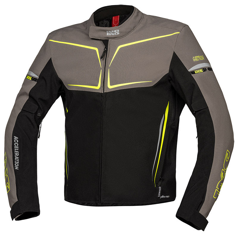 Giacca Sportiva Ts Pro-st+ Solto-tex Plus Laminato 2 Strati Nero/grigio Giallo Ixs
