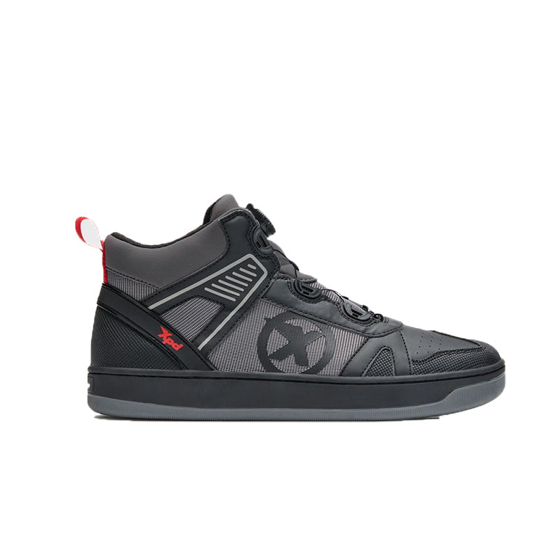 Moto Fast Sneackers Tomaia In Tessuto Tecnico Black/anthracite/rossa Xpd