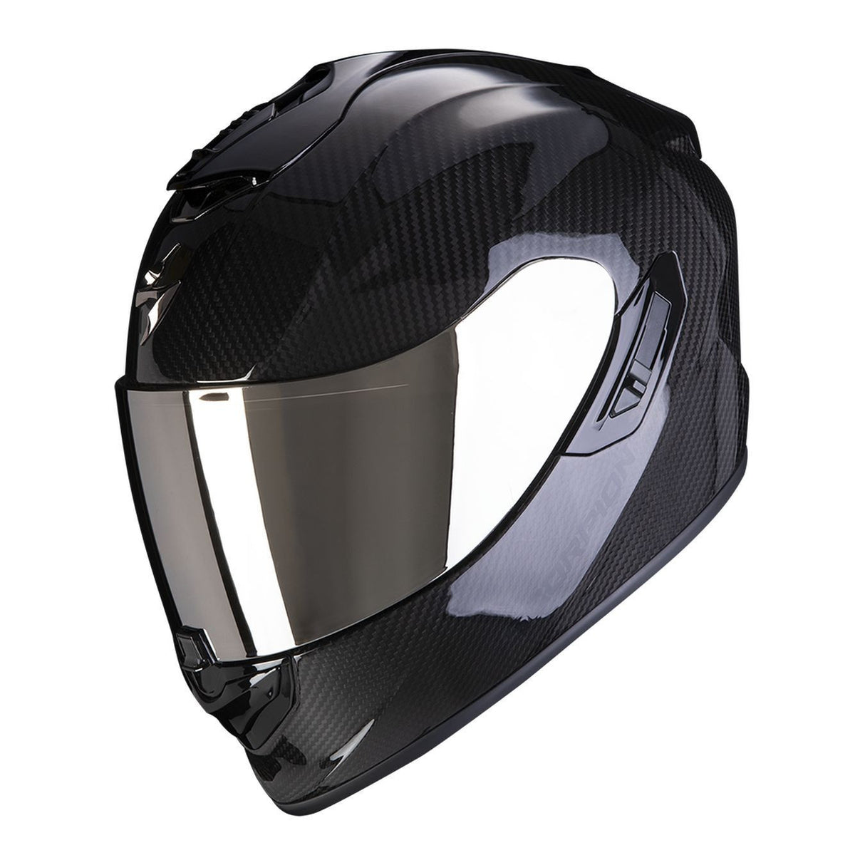 Exo-1400 Carbon Evo Solid Lucido Casco Integrale Scorpion - 1