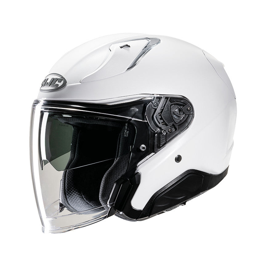 Rpha31 Pearl White Casco Jet In Fibra Hjc - 1