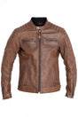 Giacca In Pelle Storm Tabacco John-doe - 1