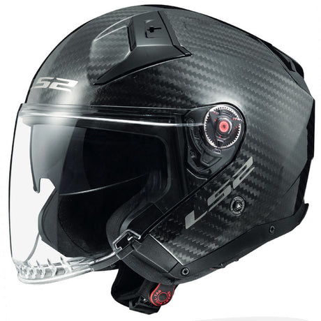 Infinity 2 Gloss Carbonio  Of603 06 Casco Jet Doppia Visiera Ls2 - 1