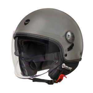 Eos Medium Grey Casco Jetcon Doppia Visiera  Helmo Milano - 1