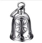 GUARDIAN BELL CAMPANELLO GUARDIANO PER MOTOCICLISTA PATRIOTTICO ARGENTO MOT0013