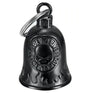 GUARDIAN BELL CAMPANELLA PER MOTO GUARDIAN CRANIO IN FIAMME TITANIO NERO MOT0029