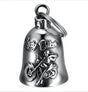 GUARDIAN BELL CAMPANELLA PER MOTO HD LADY BIKER ARGENTO ACCIAIO MB0002 SILVER