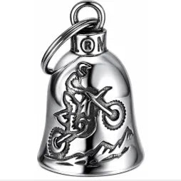 GUARDIAN BELL CAMPANELLA MOTO ENDURO-GREMLIN DEL PORTAFORTUNA ACCIAIO INOSSIDABILE MB0070