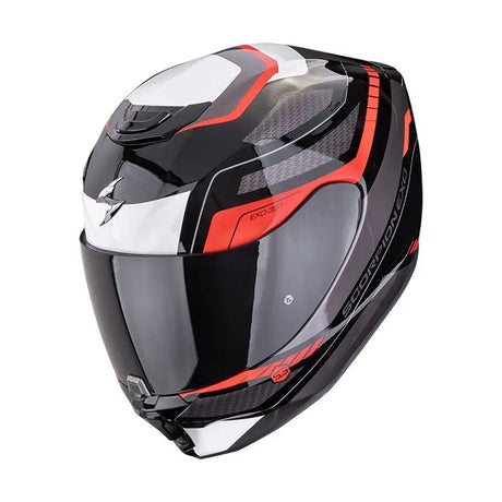 EXO-391 LEO NERO-ROSSO CASCO INTEGRALE SCORPION