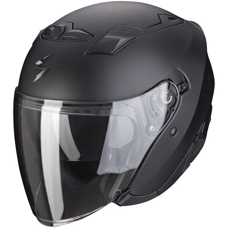 EXO-230 NERO OPACO CASCO JET SCORPION