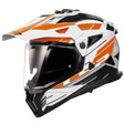 Mx702 Pioneer Ii Namib White Orange Casco Adventure Ls2 - 1