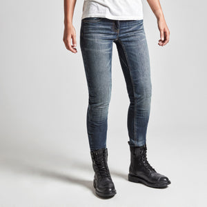 J-tracker Lady Jeans Da Moto In Cotone e Cordura - 5