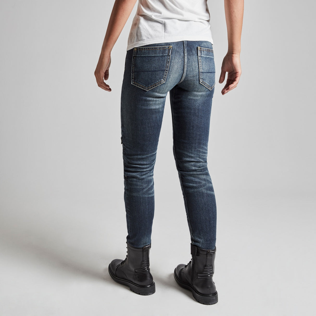 J-tracker Lady Jeans Da Moto In Cotone e Cordura - 6