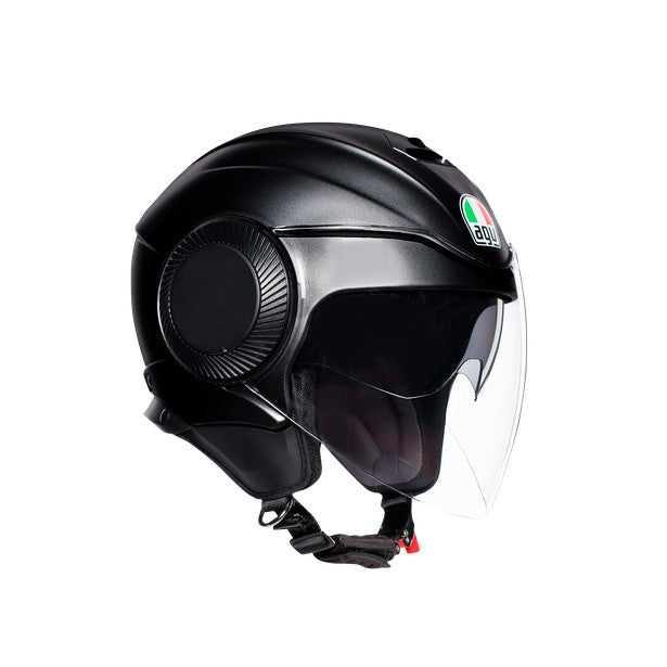 Orbyt Matt Black Casco Jet - 1