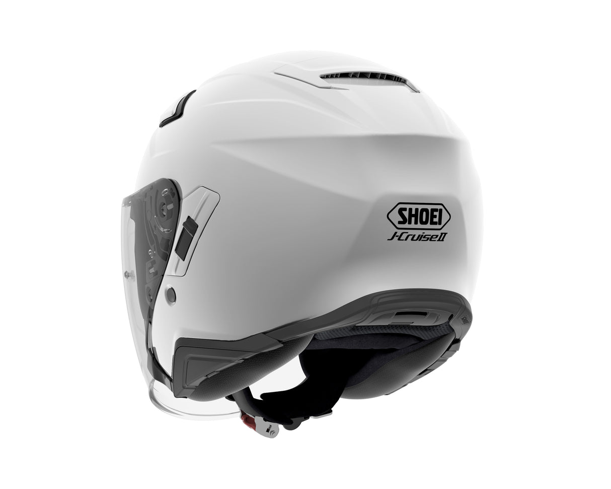 J-cruise Ii Plain Bianco Casco Jet In Fibra - 2