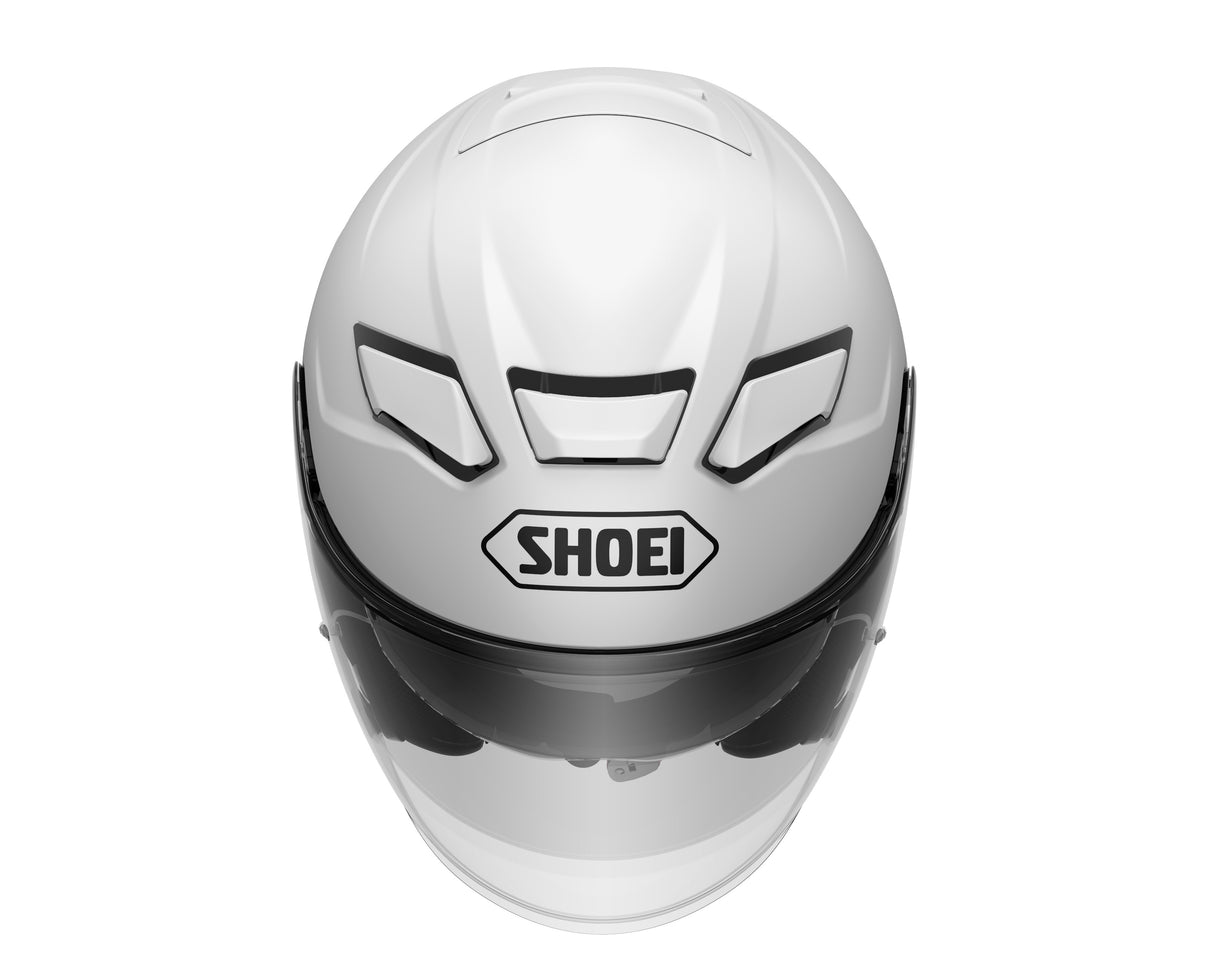 J-cruise Ii Plain Bianco Casco Jet In Fibra - 3