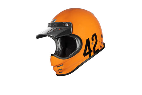 Virgo Danny Orange Casco Retro' Enduro - 2