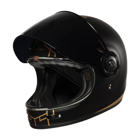 Casco Vega Ten Black Limited Edition Origine - Casco Integrale con Visiera Scura - 2