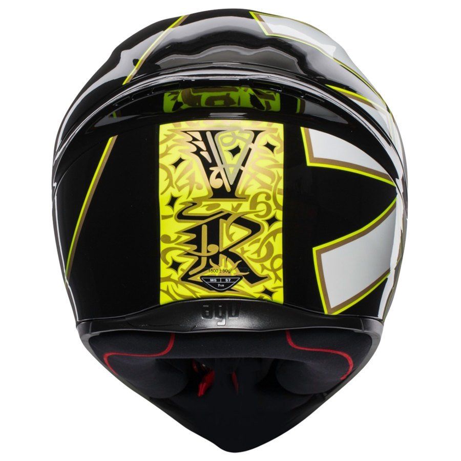 Casco K-1 Gothic Agv - Casco Integrale (replica Valentino Rossi) - 4