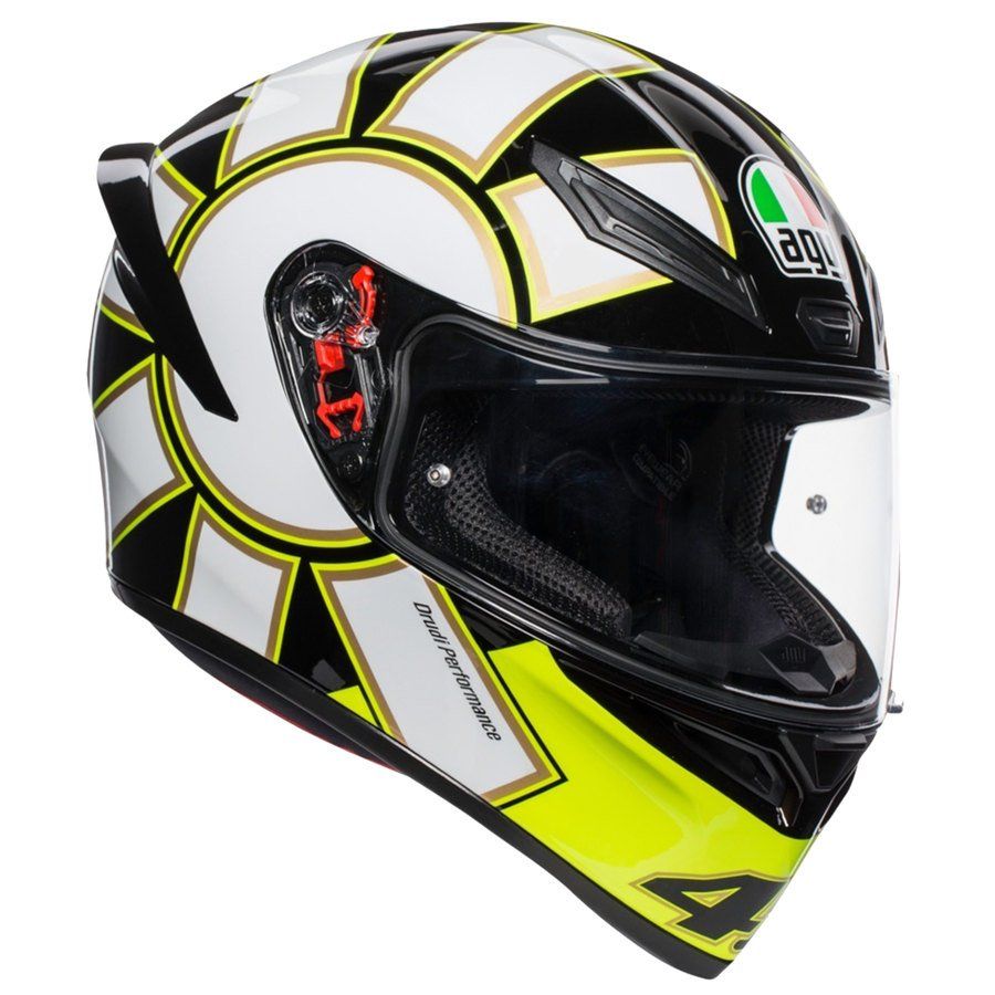 Casco K-1 Gothic Agv - Casco Integrale (replica Valentino Rossi) - 1
