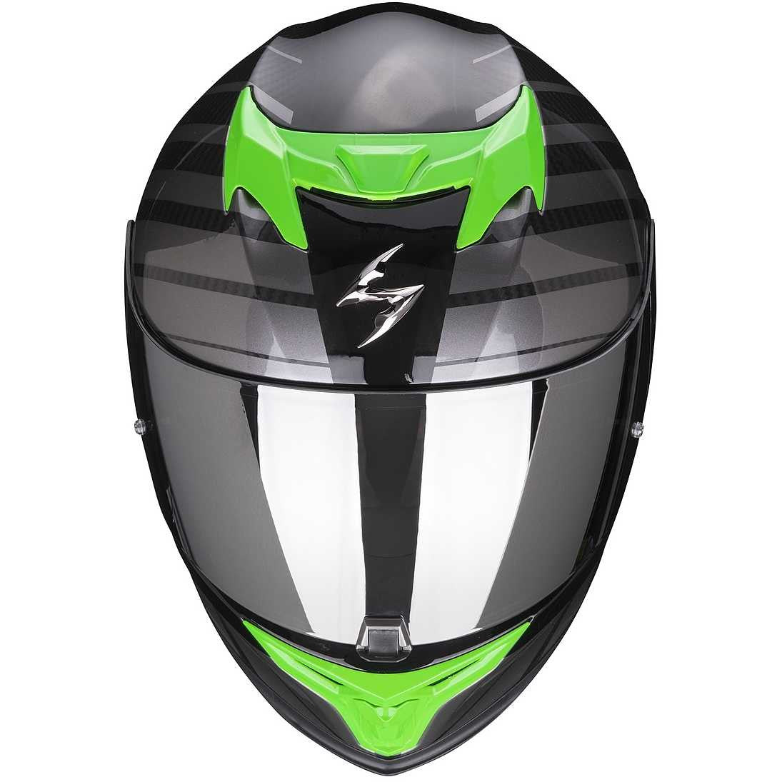 Casco Exo-520 Air Shade Scorpion - Casco Integrale Nero/verde - 2