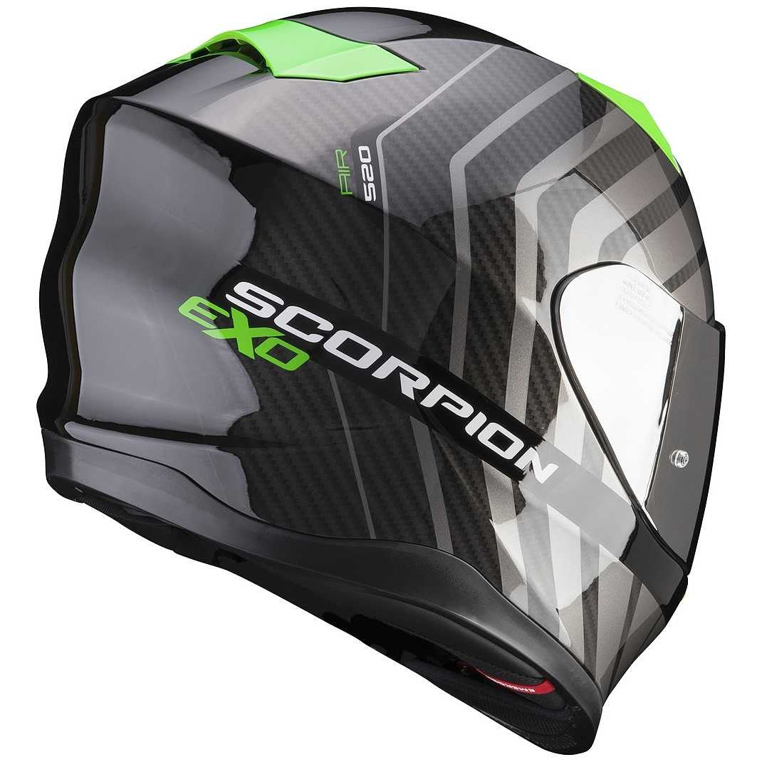 Casco Exo-520 Air Shade Scorpion - Casco Integrale Nero/verde - 3