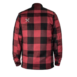 Camicia Scacchi John Doe - Camicia Rossa Foderata In Kevlar con Protezioni - 2