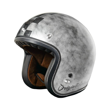 Casco Primo Origine - Casco Jet Scacco Silver - 1