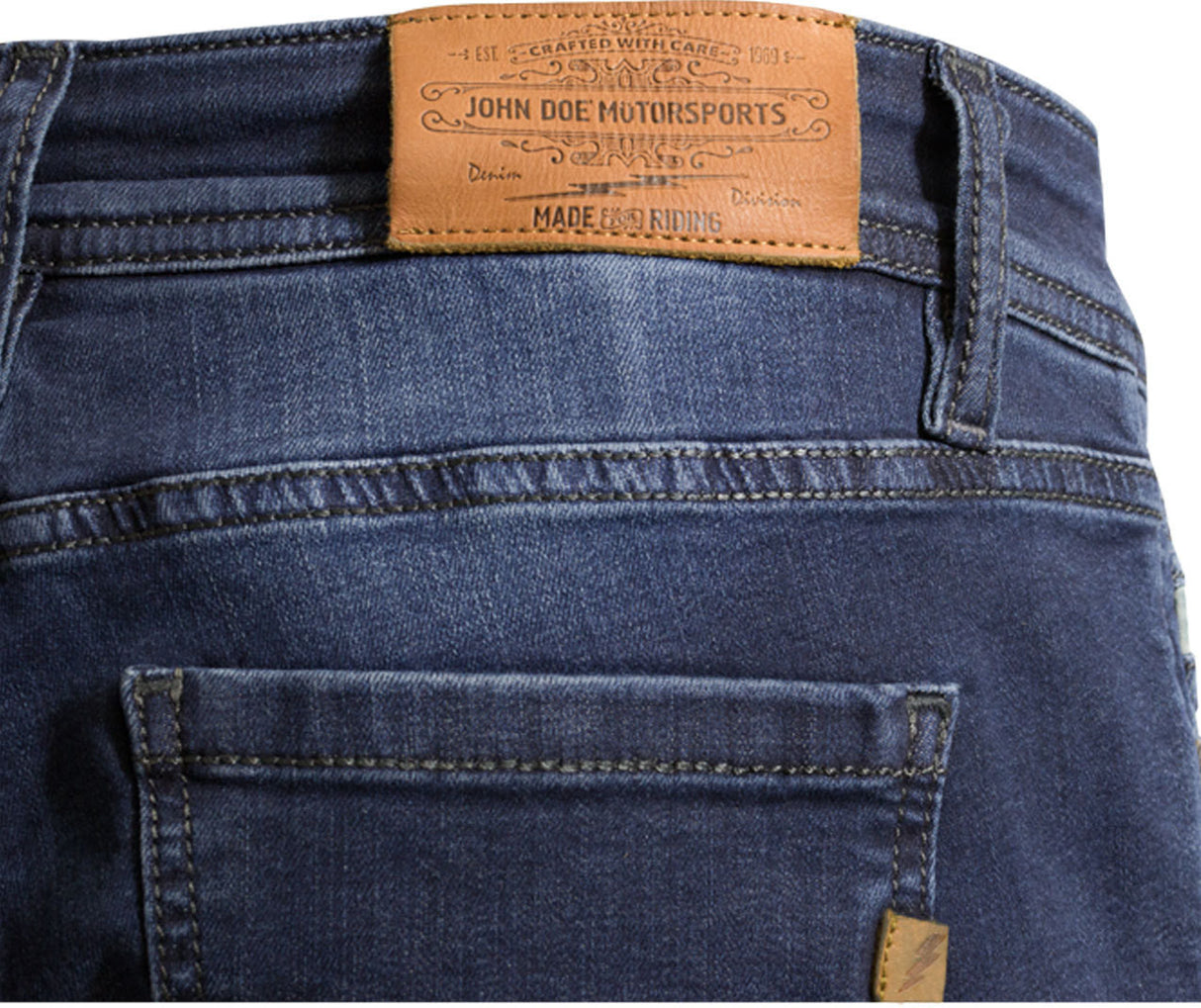 Pantaloni Donna Betty High John Doe - Pantaloni Dark Blue con Protezioni - 4
