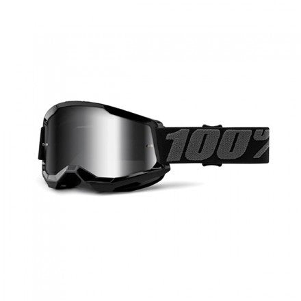 Maschera Strata 2 Black 100% - Lente a Specchio Argento - 1
