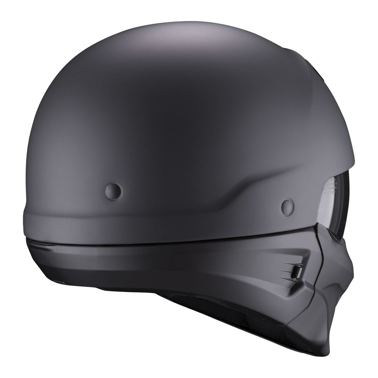 Exo-combat Evo Solid  Matt Black Casco Modulabile Scorpion - 3