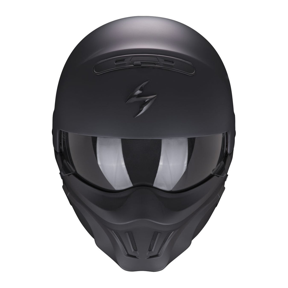 Exo-combat Evo Solid  Matt Black Casco Modulabile Scorpion - 2