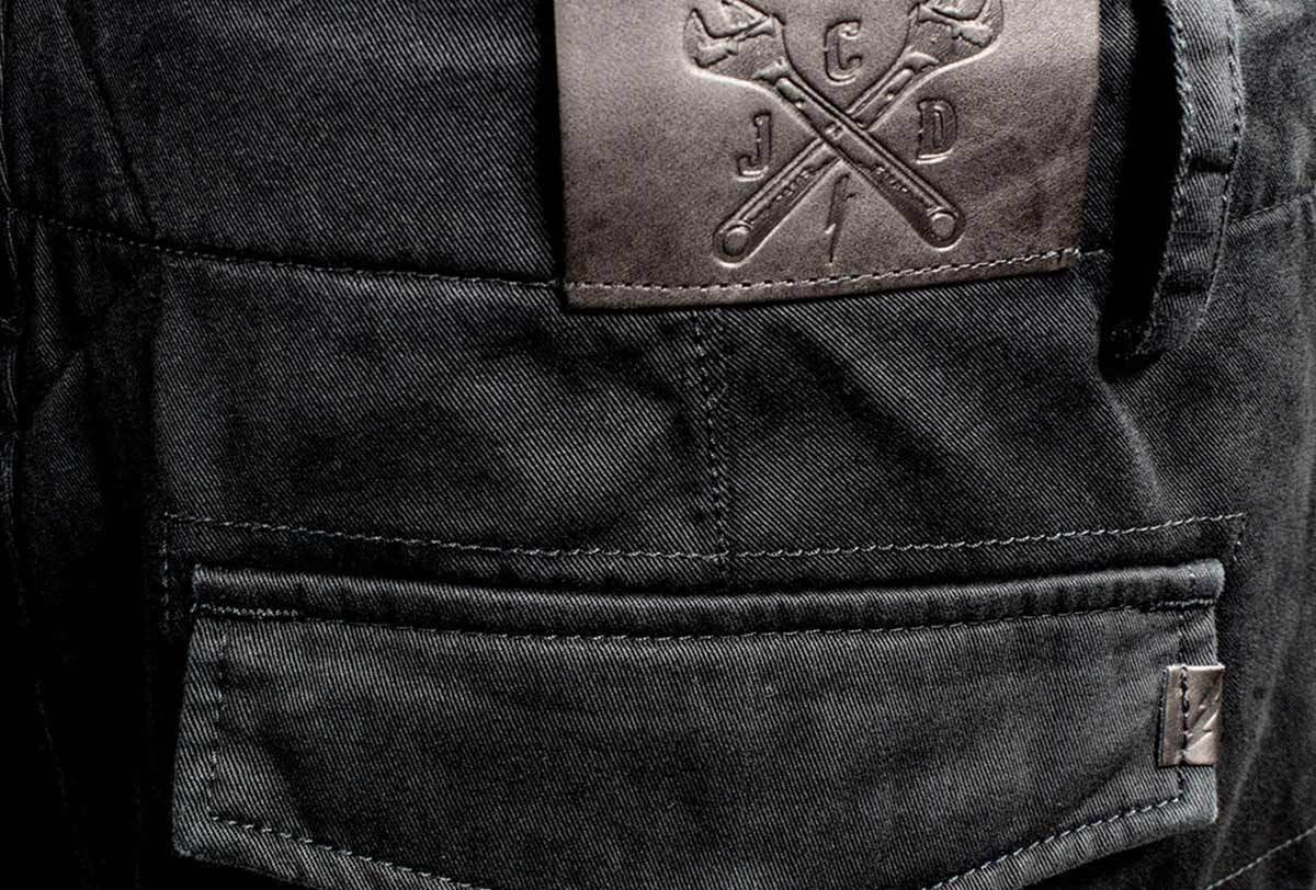 Cargo Stroker Lung. 30 Black Pantalone con Protezioni Omologato John Doe - 6