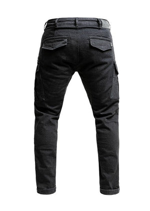 Defender Mono Lung. 30 Black Pantalone con Protezioni  Omologato Aaa John Doe - 3