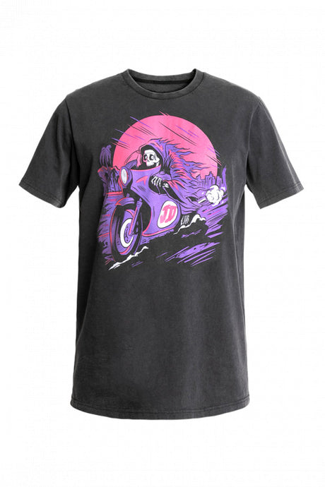 T-shirt Palm Fade Out Black John Doe - 2