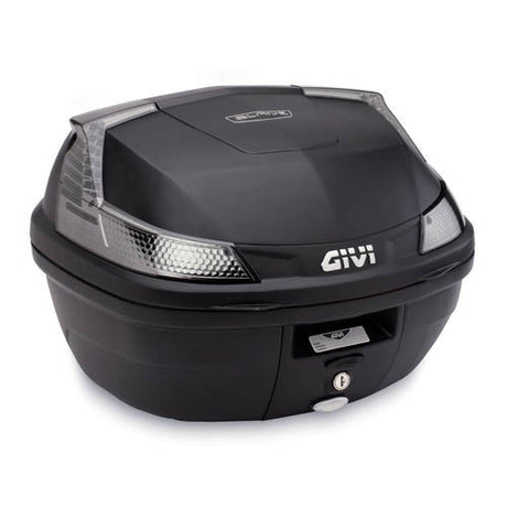 Bauletto B37 Monolock Neero Catadiottri Rossi Givi - 1