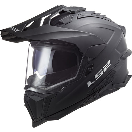 Mx701 Explorer Matt Black Casco Enduro Stradale In Fibra Ls2 - 1